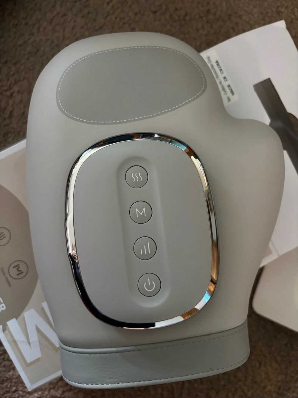 Smart Hand Massager - Beige Hand Massage Device